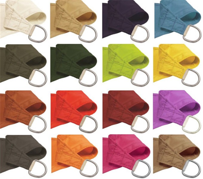 Gardenline 태양 보호 돛 야외 방수 3*6m 2