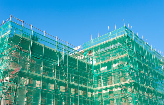 넓은 잔해 네팅 시스템이 6개 바늘을 발판을 설치해서 네트로 이루어져 메싱하는 그린 1m 3m 4m