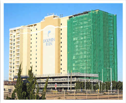 메쉬 발판 2m X 50m 3m X 50m 1m X 50m을 얻는 120gsm 백녹색 발판