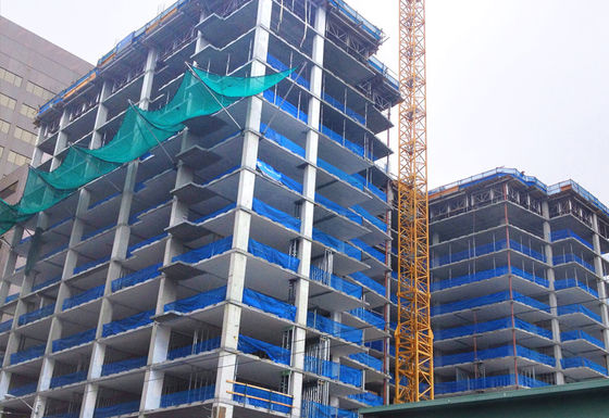 100gsm 비계 파편 그물 블루 난연제 헤비 듀티