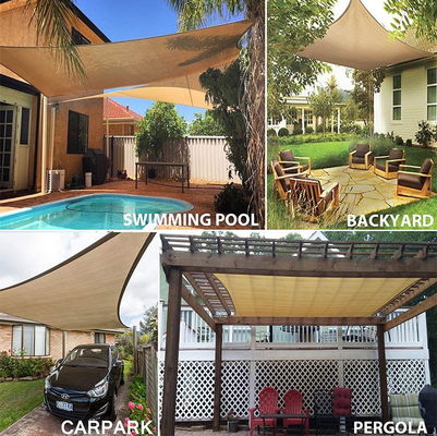 트라이앵글 쉐이드 세일 UV 보호 태양 쉐이드 세일