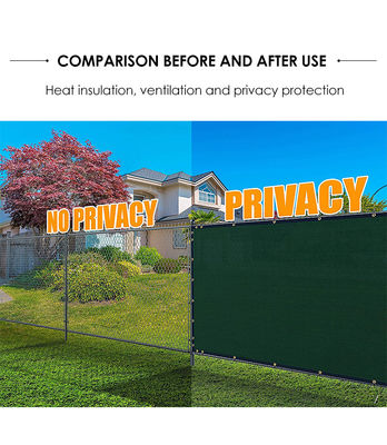 갑판 베란다 옥외 발코니 바람막이를 위한 150gsm 메시 개인 정보 보호 화면