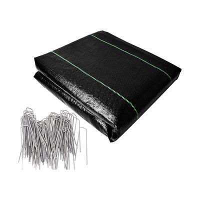 저항하는 100%년 폴리프로필렌 잡초 방제 매트 플라스틱 뿌리 덮개 층 착용