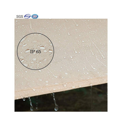 삼각형 옥외 바람 방수 차양 돛은 저항하는 Uv를 주문을 받아서 만들었습니다