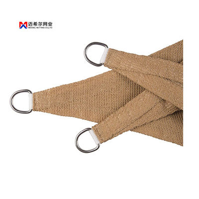 150gsm 10x13 10x12 쉐이드 세일 보호 시설은 직사각형 선 쉐이드 덮개를 방수 처리합니다